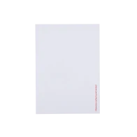 Postcard «Flower Scribble», white