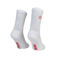 Crew Socks «Cheese Scribble», white