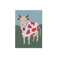 Postcard «Cow Drawing», neutral