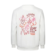 Sweatshirt «Swiss Scribbles», snow