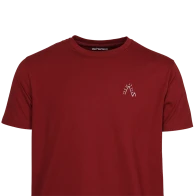 T-Shirt «Mountain Scribble», cherry