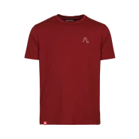 T-Shirt «Mountain Scribble», cherry