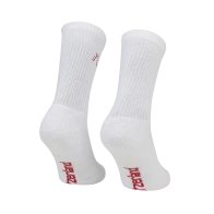 Crew Socks «Mountain Scribble», white