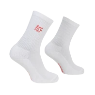 Crew Socks «Cow Scribble», white
