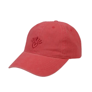 Dad Cap «Heart Scribble», pink