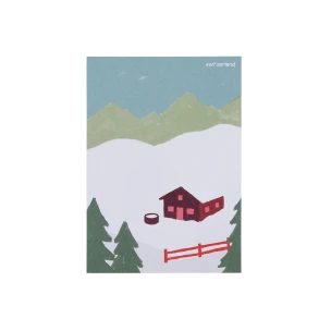 Postcard «Mountain Hut Drawing», neutral