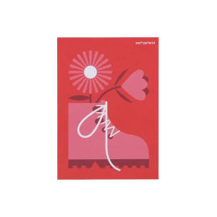 Postcard «Hiking Graphic», white